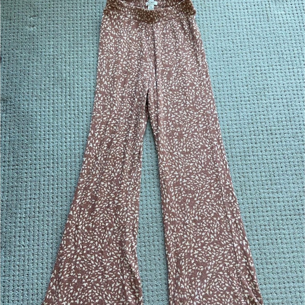 Patterned Wide Lounge Pants